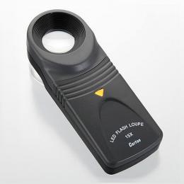 LED付携帯用拡大鏡　LEDフラッシュルーペ
